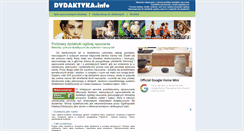 Desktop Screenshot of dydaktyka.info